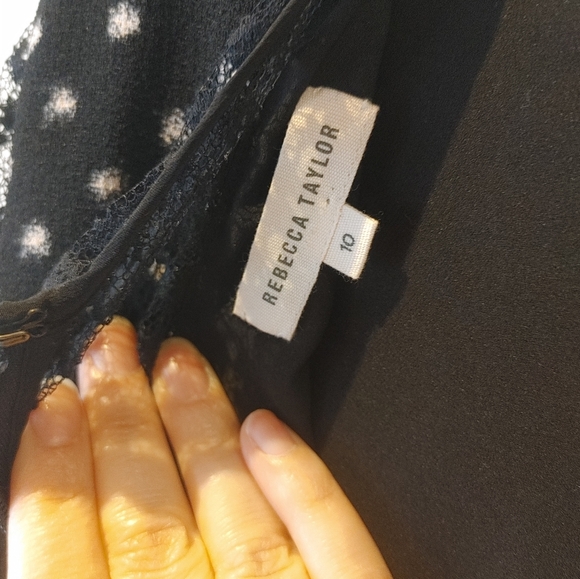 Rebecca Taylor Dotty Dress Size 10 - Picture 11 of 11